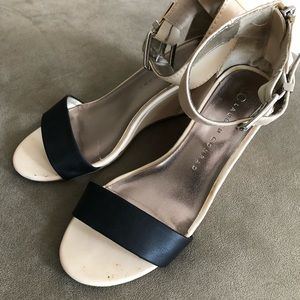 Lauren Conrad Collection Ankle Strap Wedge